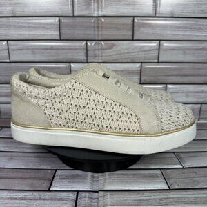 Kenneth Cole Reaction Women's Ivory Woven Bonnie Sneaker Shoe‎ SIze 6.5